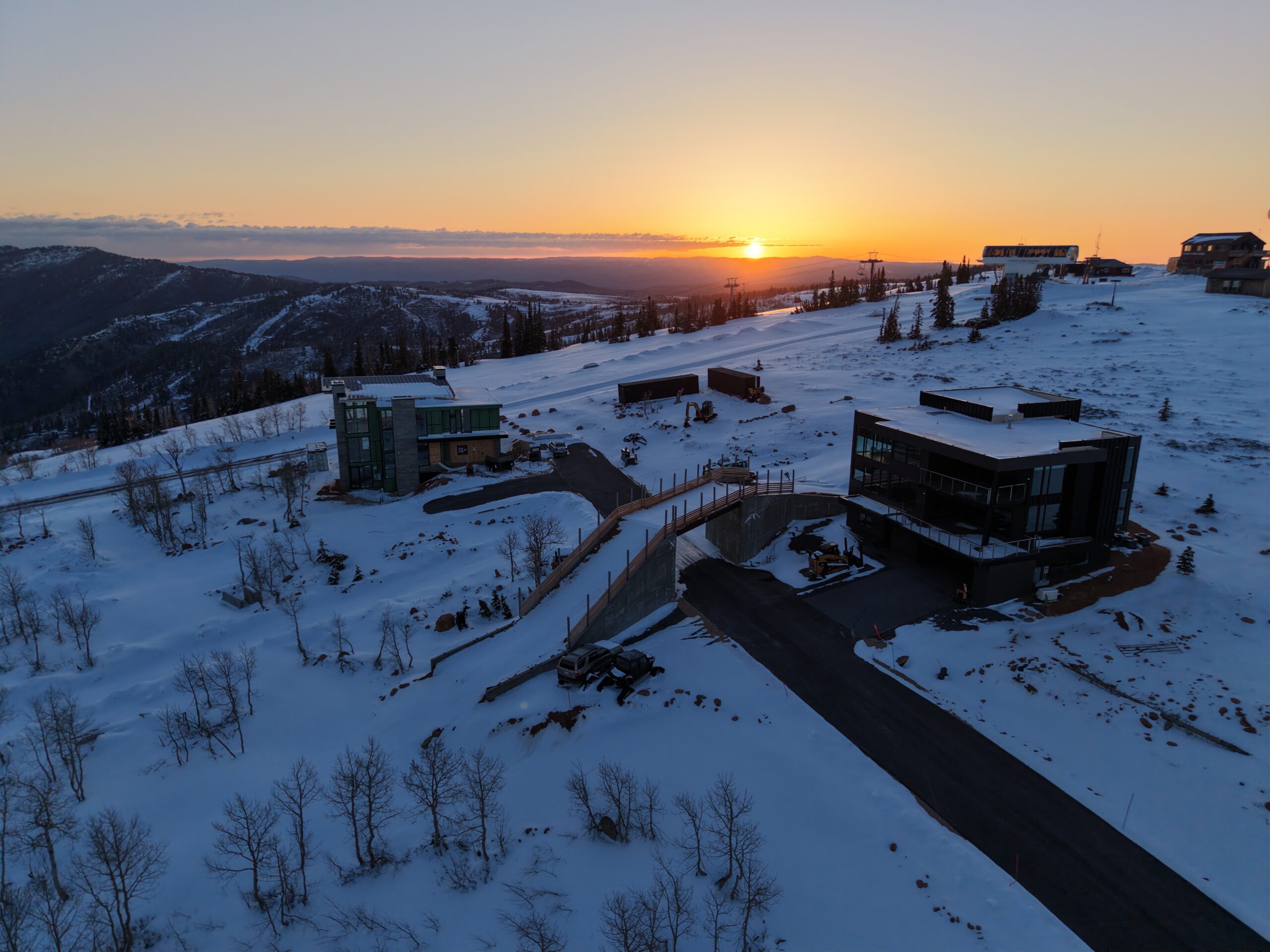 Powder Mountain aerial view